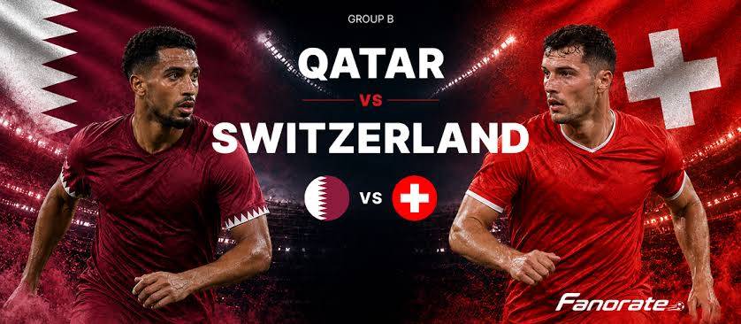 Qatar vs Switzerland Ki website bad ki link ba phin ioh peit shibit